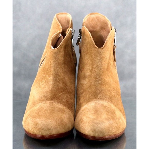 Rag & Bone Margot $325 Women's Ankle Booties Boots Size EU 41 US 11 Suede Tan - Picture 3 of 13